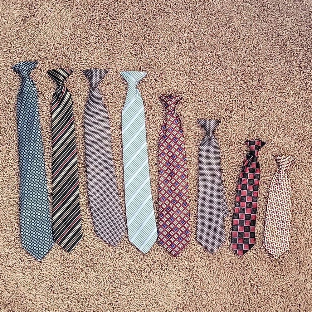Boys clip on ties *SET*